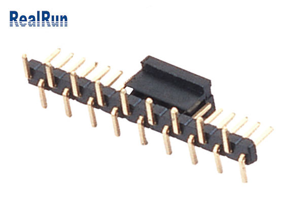 Passo da fileira 9P 1.0mm de SMT SMD conector masculino UL94V-0 do encabeçamento do único