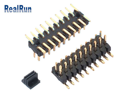 homem SMT SMD 2x10 Pin Header Connector do passo de 1.0mm