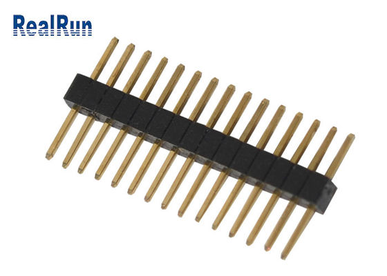 15 Polos 0.75A PA6T 0.3mm Pin Header Connector terminal