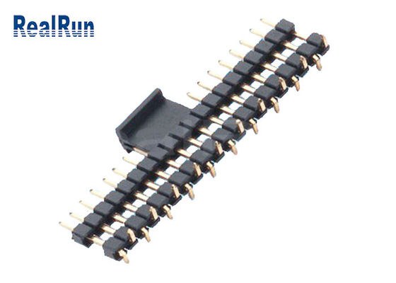 Único passo 1x20P Pin Header Connector da fileira PA6T 1.0mm