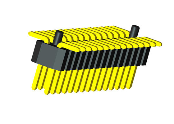 fileira dupla SMT Pin Header 0.75A do passo de 1.0mm com cargo do lugar