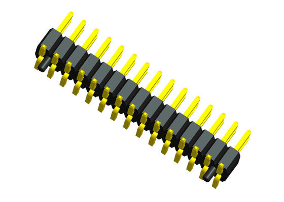 fileira dupla SMT Pin Header 0.75A do passo de 1.0mm com cargo do lugar