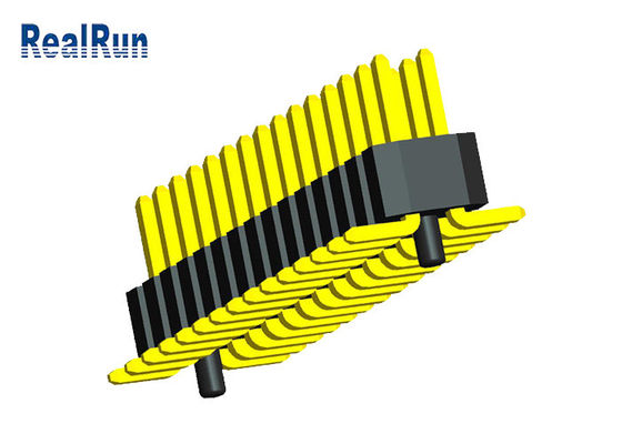 fileira dupla SMT Pin Header 0.75A do passo de 1.0mm com cargo do lugar