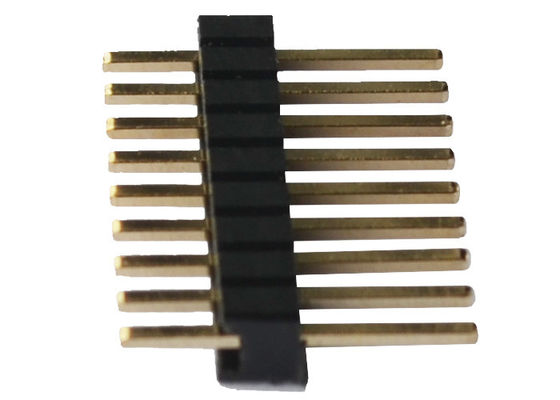 MERGULHE em linha reta o Pin masculino do conector 10 do encabeçamento do passo do ohm 1.27mm de 20m