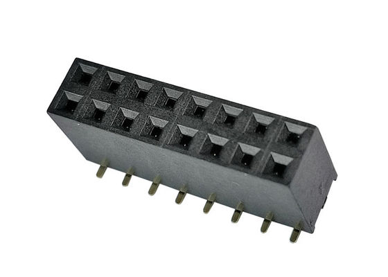 Da altura dupla do passo 8.5mm da fileira 2.54mm de PA9T encabeçamento fêmea de SMT