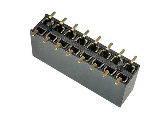 Da altura dupla do passo 8.5mm da fileira 2.54mm de PA9T encabeçamento fêmea de SMT