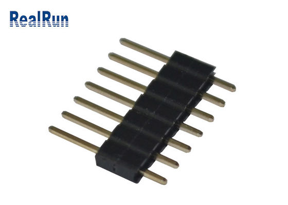 O ouro chapeou passo de Pin Header 2.0mm da fileira do mergulho 7pin o único