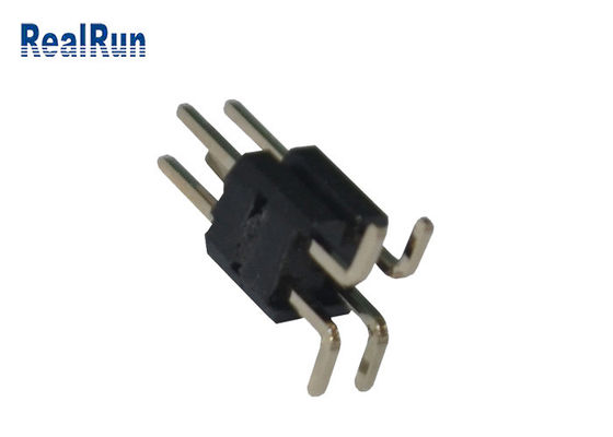 Passo preto PA6T 12 Pin Pcb Connector Dual Row de 2.0mm