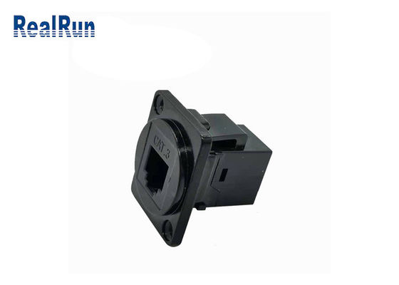 6P4C reto através RJ11 da fêmea modular do soquete do conector CAT3