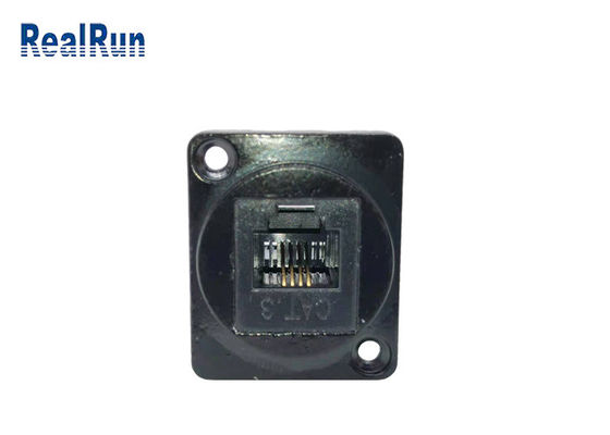 6P4C reto através RJ11 da fêmea modular do soquete do conector CAT3