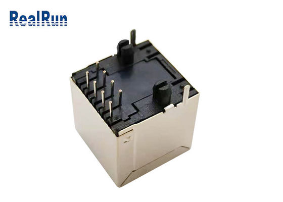 Conector RJ45 único 125VAC modular do bronze de fósforo PA46 portuário