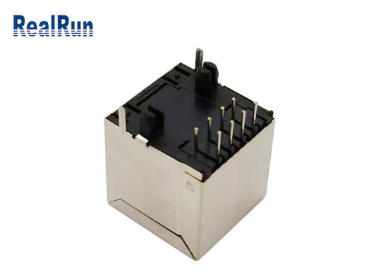 Conector RJ45 único 125VAC modular do bronze de fósforo PA46 portuário