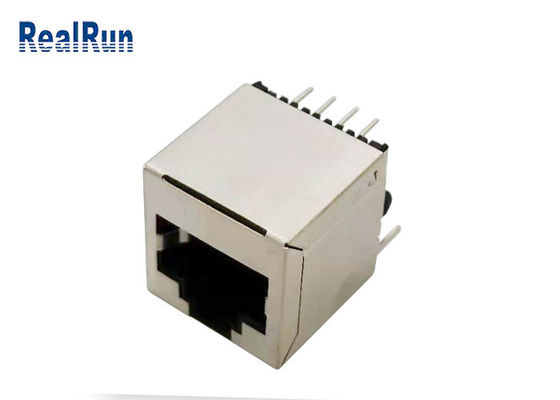 Conector RJ45 único 125VAC modular do bronze de fósforo PA46 portuário