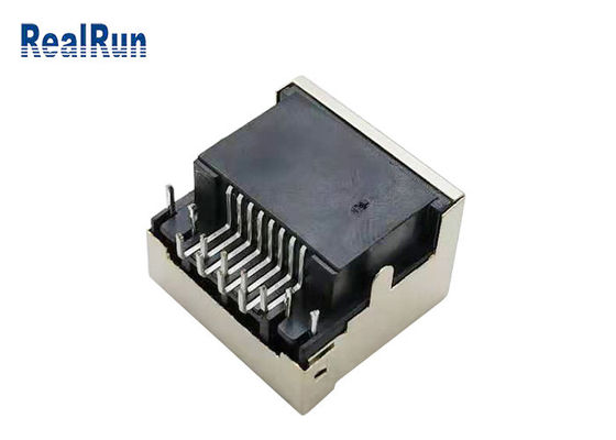 Luz modular 1.5A do diodo emissor de luz do PWB 8pin RJ45 Jack Connector Right Angle With