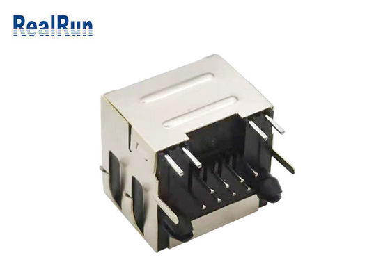 Soquete Shell Shield elástica do conector fêmea de PA6T PBT RJ45