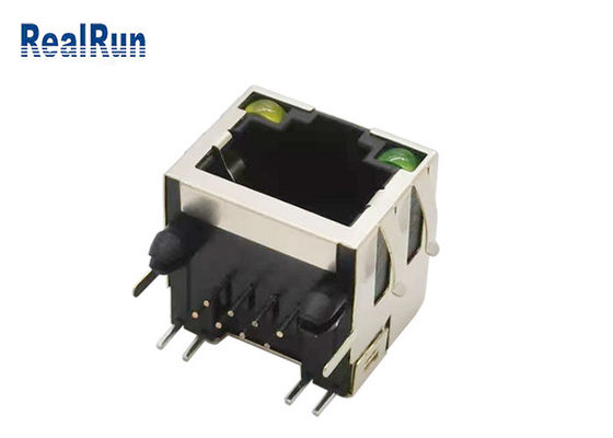 Soquete Shell Shield elástica do conector fêmea de PA6T PBT RJ45