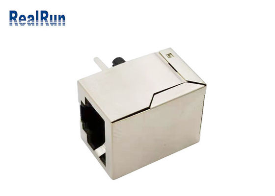 O metal do conector de UL94-0 125V Rj45 protegeu 10P8C RJ45 modular Jack
