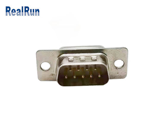 Conector macho secundário reto PBT chapeado ouro da solda D do DB 9P 180°