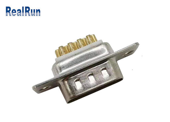 Conector macho secundário reto PBT chapeado ouro da solda D do DB 9P 180°