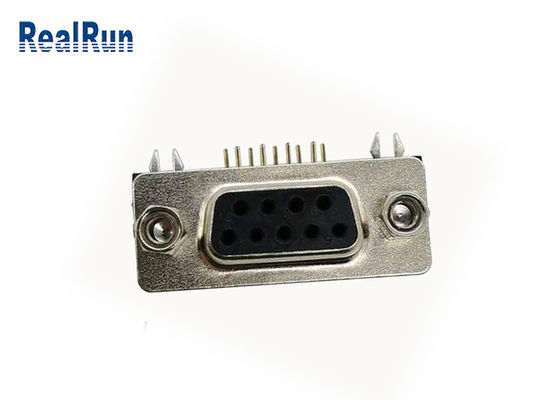Pin secundário direito do Dr. 9 de VGA do conector do isolador D do ângulo 1000VAC PBT