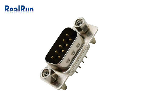 Conector secundário PBT do Pin ISO9001 D do homem 1A 9 do DP o VGA de 180 graus