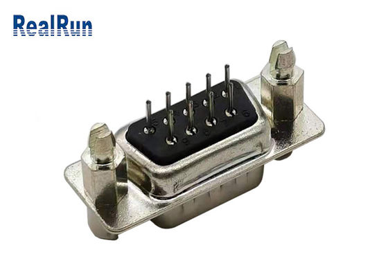 Conector secundário PBT do Pin ISO9001 D do homem 1A 9 do DP o VGA de 180 graus