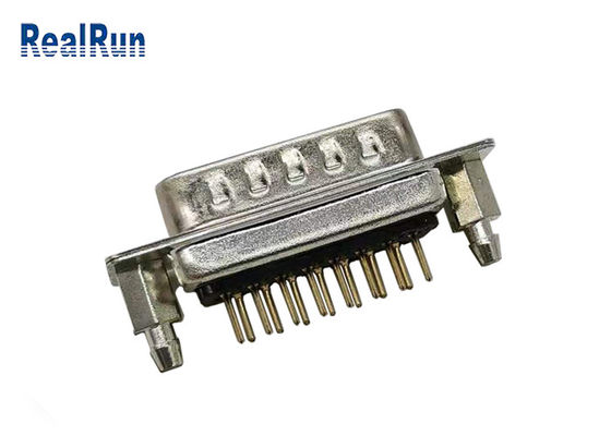 Plugboard do conector 180° do arpão GV 11,8 de rebitação traseiro do micro D