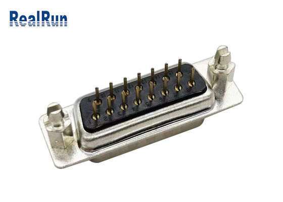 Plugboard do conector 180° do arpão GV 11,8 de rebitação traseiro do micro D