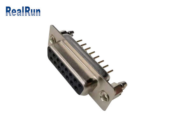Conector SECUNDÁRIO reto PBT fêmea masculino do PWB 1000VAC D do Pin do DP 15