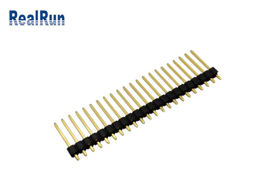 O ouro chapeou o passo reto do conector PBT UL94V-0 2.54mm do encabeçamento 10U
