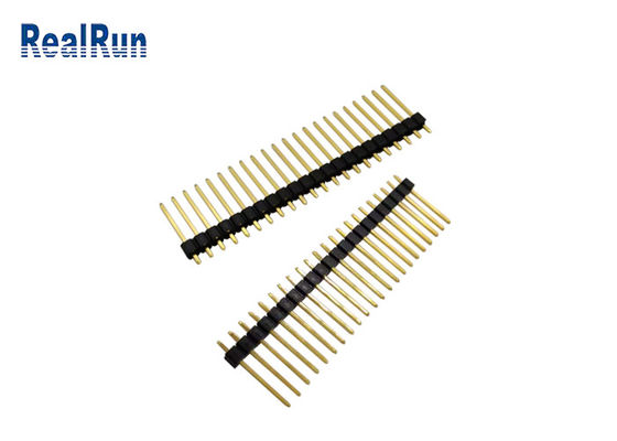 O ouro chapeou o passo reto do conector PBT UL94V-0 2.54mm do encabeçamento 10U