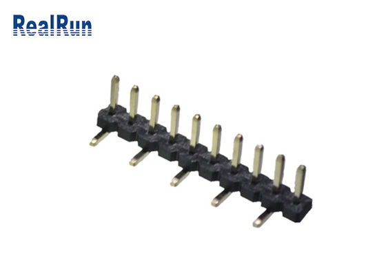 Fileira vertical PA6T de PA6T SMT SMD Pin Header Connector 2.0mm única