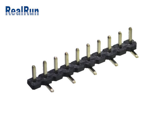 Fileira vertical PA6T de PA6T SMT SMD Pin Header Connector 2.0mm única