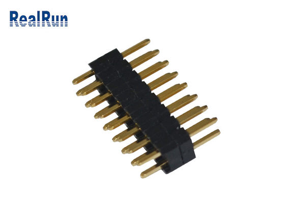 A fileira dupla PA6T 3.0A MERGULHA o passo de Pin Header Connector 2.54mm