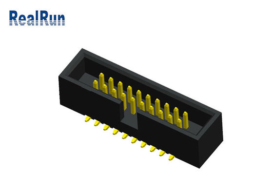 Fio do encabeçamento 1.27mm da caixa do GV LCP PA6T PBT SMT para embarcar o conector