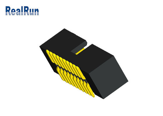 Fio do encabeçamento 1.27mm da caixa do GV LCP PA6T PBT SMT para embarcar o conector