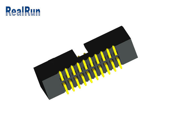 Fio do encabeçamento 1.27mm da caixa do GV LCP PA6T PBT SMT para embarcar o conector