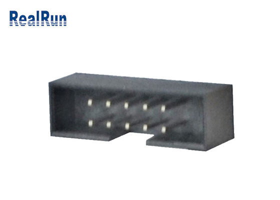 Encabeçamento 18 26 Pin Connector PA6T PBT da caixa do MERGULHO do passo de UL94V-0 2.54mm