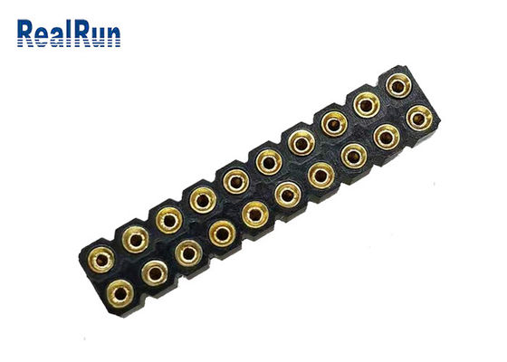 MERGULHO Pin Female Header 20 Pin Dual Row Socket Connector de PBT 2.54mm