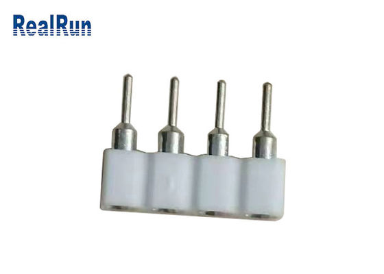 mergulho terminal fêmea da fileira 4P do conector 1 do ouro 1000V RMS de 2.54mm