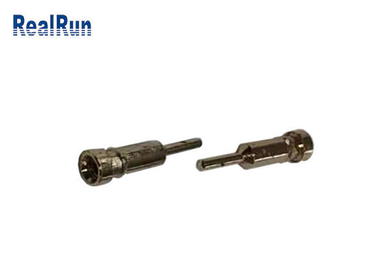 mergulho terminal fêmea da fileira 4P do conector 1 do ouro 1000V RMS de 2.54mm