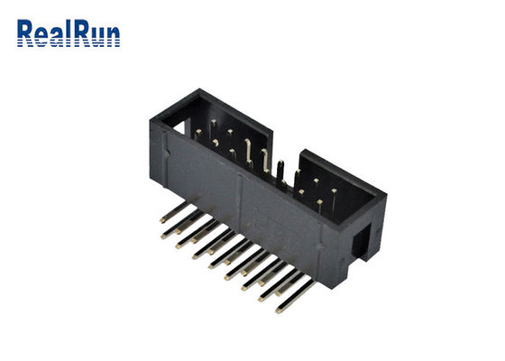 encabeçamento masculino da caixa da altura do conector 9.0mm da tomada masculina do PWB de 2.54mm IDC