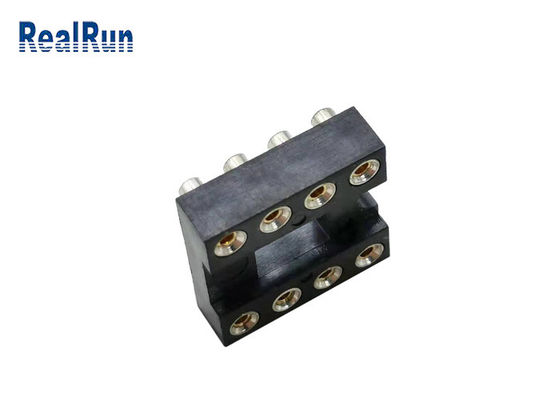 Conector fêmea UL94V-0 8P reto do encabeçamento do soquete do passo 2.54mm IC