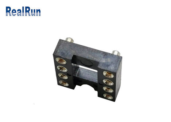 Conector fêmea UL94V-0 8P reto do encabeçamento do soquete do passo 2.54mm IC