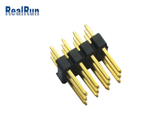 MERGULHO do Pin 180° do conector 3*4 12 do encabeçamento da solda do passo de PA6T 2.54mm