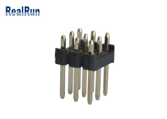 MERGULHO do Pin 180° do conector 3*4 12 do encabeçamento da solda do passo de PA6T 2.54mm