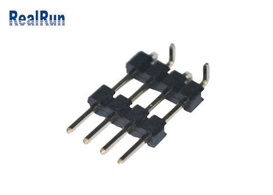 UL94V-0 conector masculino do encabeçamento do PWB do bronze PA6T 2.0mm SMT Pin Header 2amp