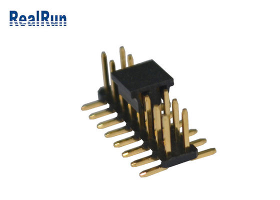 Conector PA6T da placa do diodo emissor de luz UL94V-0 SMT Pin Header Brass Board To de LCM