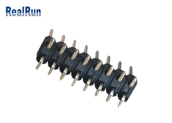 Passo 2.54mm UL94V-0 do GV PA6T 16 Pin Header Connector Dual Row
