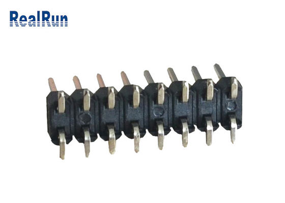 Passo 2.54mm UL94V-0 do GV PA6T 16 Pin Header Connector Dual Row